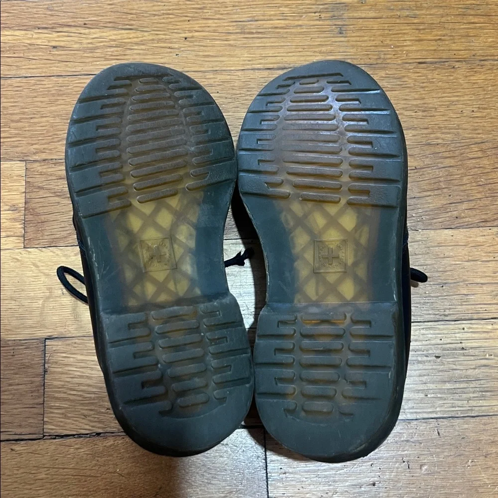 Dr Martens 1461 The Junior Softy T Leather Shoes in Black, size 2